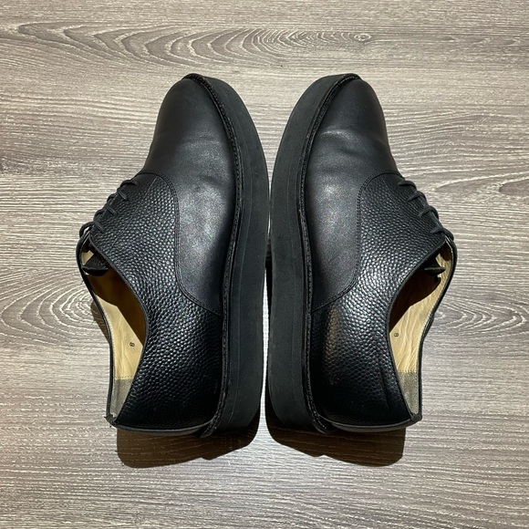 EN NOIR x STAMPD LOS ANGELES COLLAB Limited Black Leather Low Cut Shoes Size 8 - Picture 8 of 15